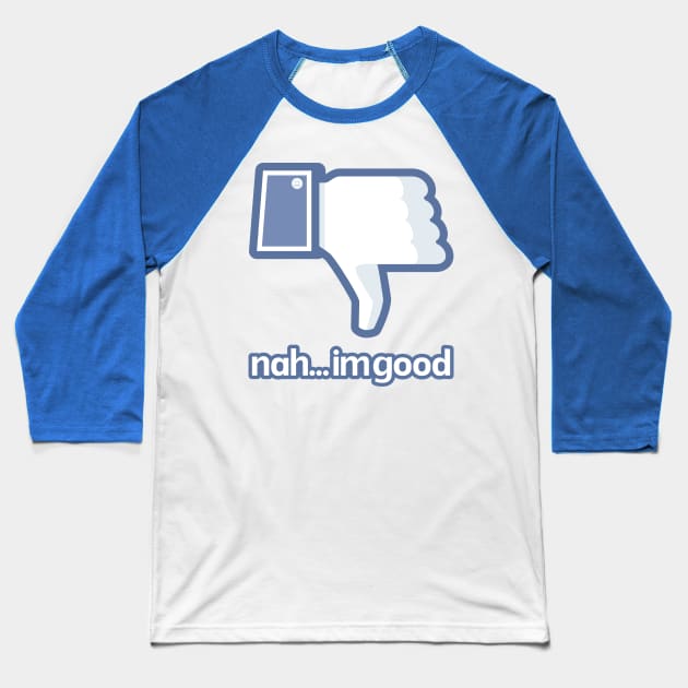 UNFRIENDED! Baseball T-Shirt by FAKE NEWZ DESIGNS